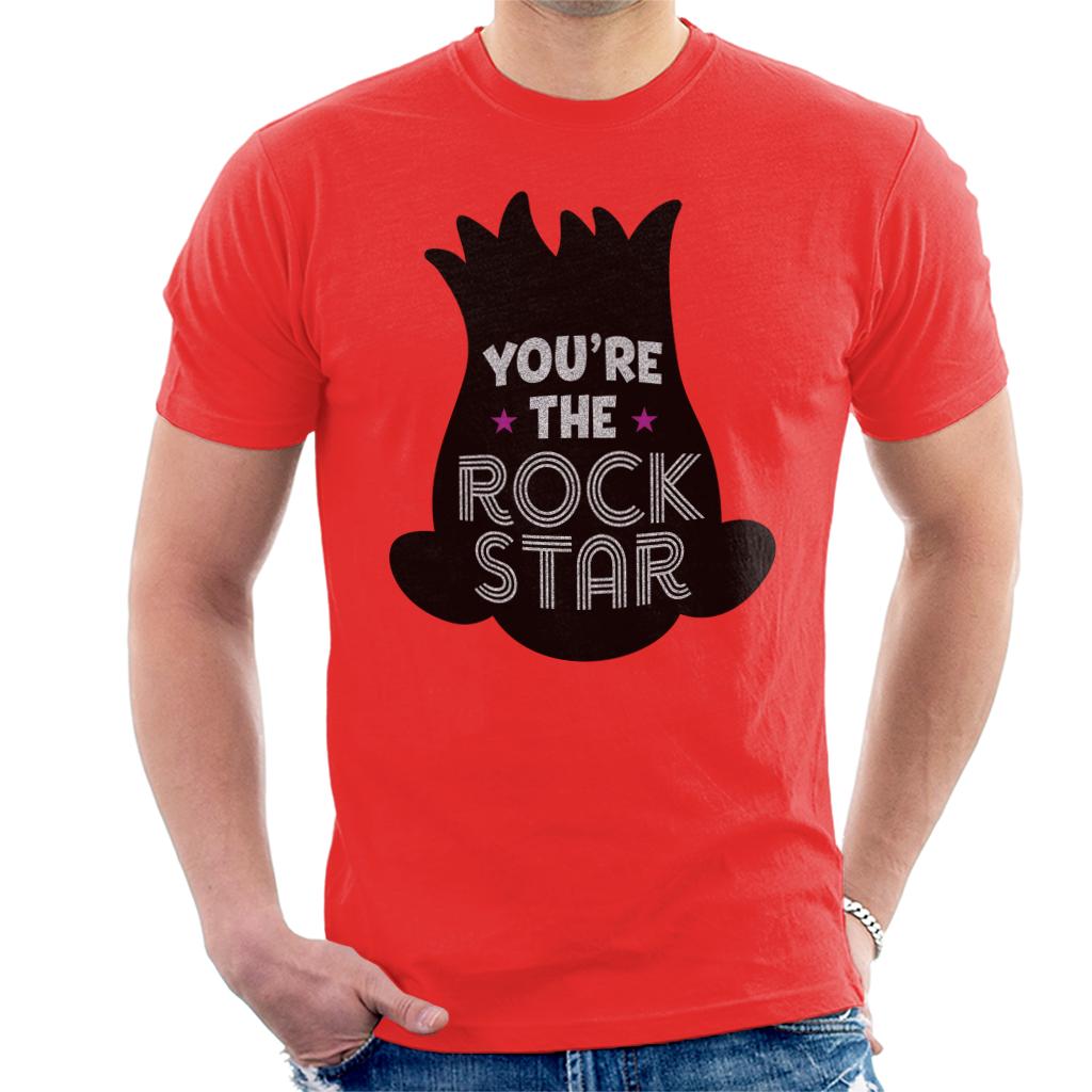 Trolls Silhouette You Are The Rock Star Men's T-Shirt-ALL + EVERY