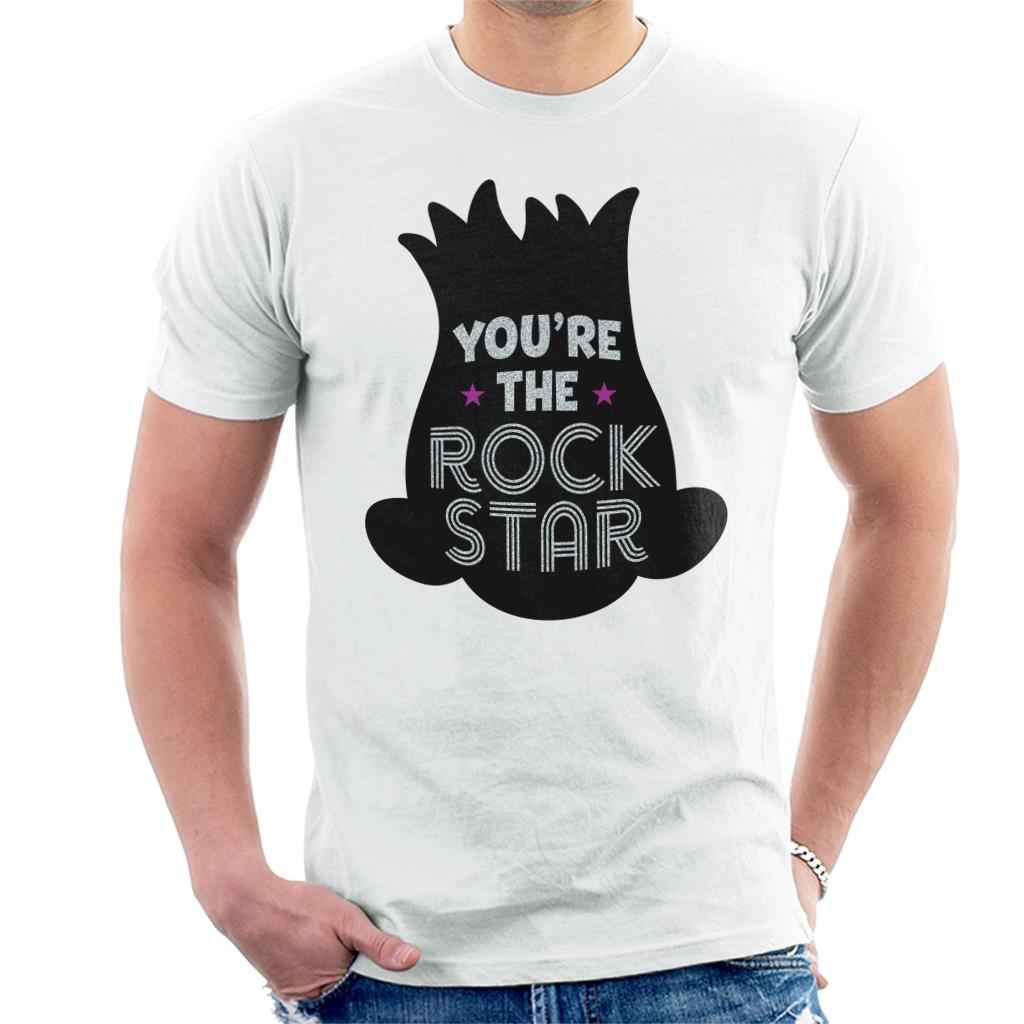 Trolls Silhouette You Are The Rock Star Men's T-Shirt-ALL + EVERY