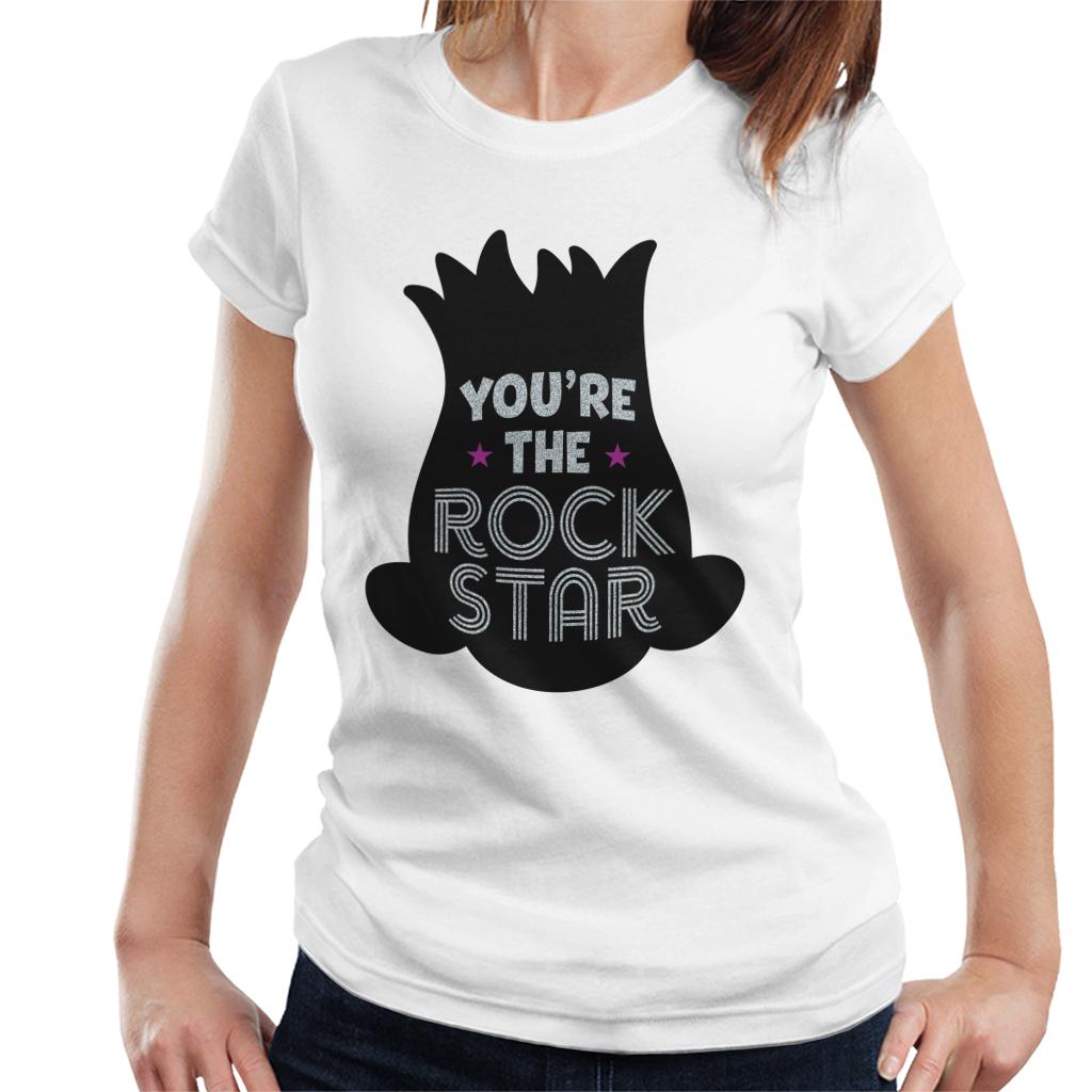 Trolls Silhouette You Are The Rock Star Women's T-Shirt-ALL + EVERY