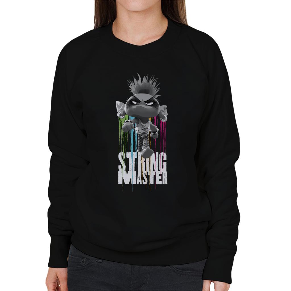 Trolls Queen Barb String Master Women's Sweatshirt-ALL + EVERY