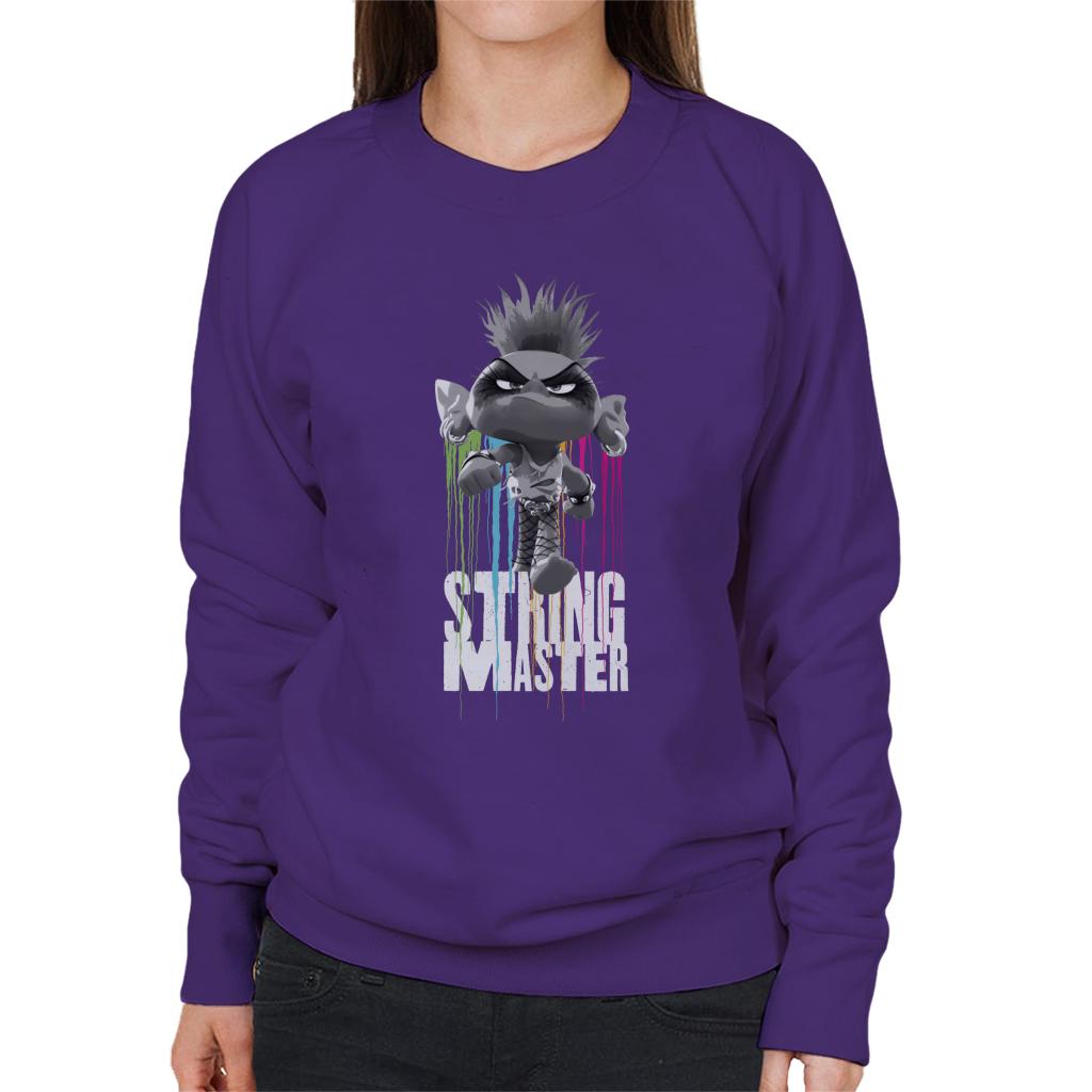 Trolls Queen Barb String Master Women's Sweatshirt-ALL + EVERY