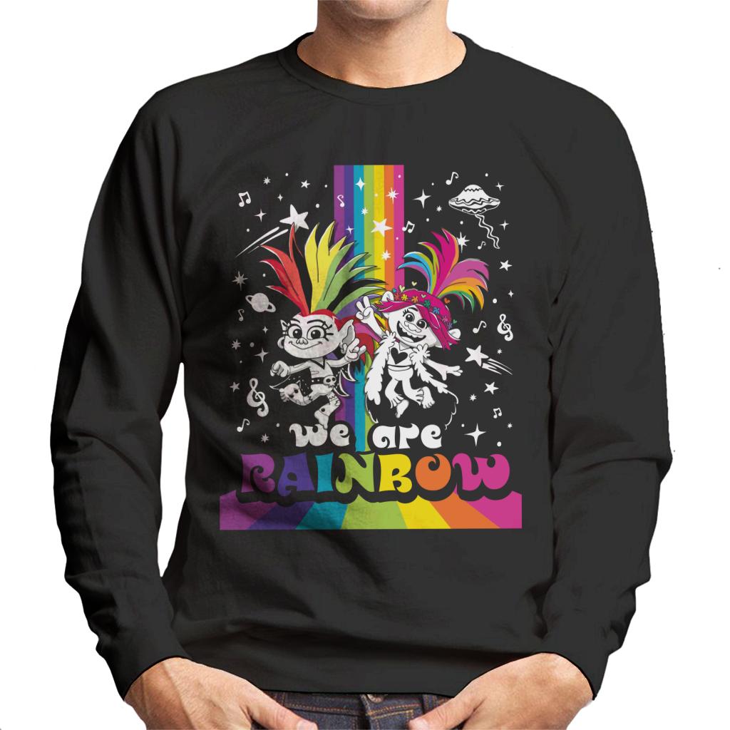 Trolls We Are Rainbow Men's Sweatshirt-ALL + EVERY