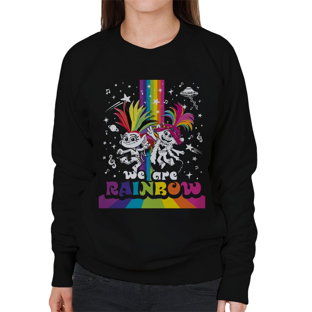 Trolls We Are Rainbow Women's Sweatshirt-ALL + EVERY