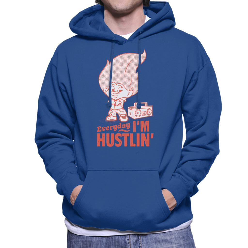 Trolls Everyday Im Hustlin Men's Hooded Sweatshirt-ALL + EVERY