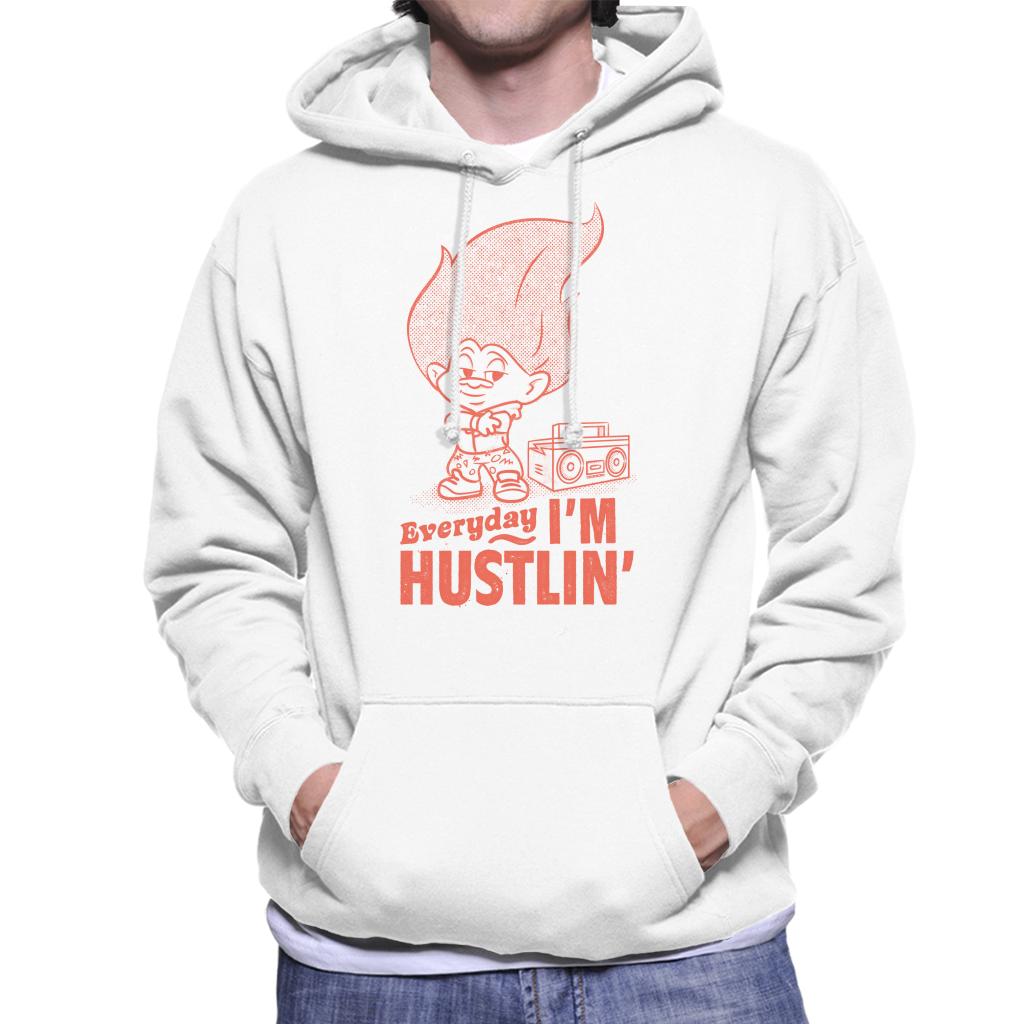 Trolls Everyday Im Hustlin Men's Hooded Sweatshirt-ALL + EVERY