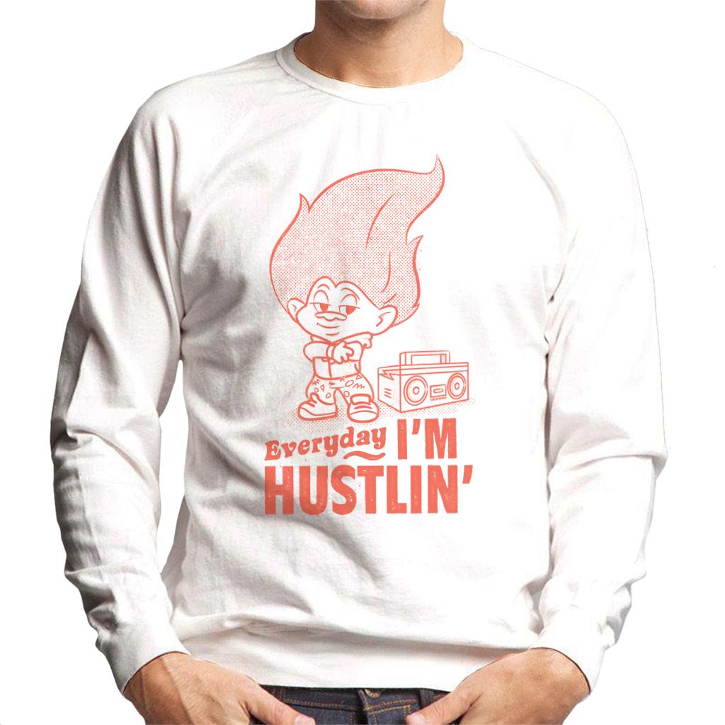 Trolls Everyday Im Hustlin Men's Sweatshirt-ALL + EVERY