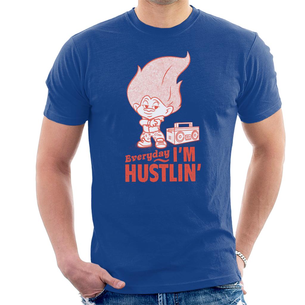 Trolls Everyday Im Hustlin Men's T-Shirt-ALL + EVERY