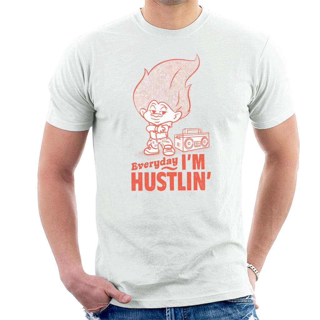 Trolls Everyday Im Hustlin Men's T-Shirt-ALL + EVERY