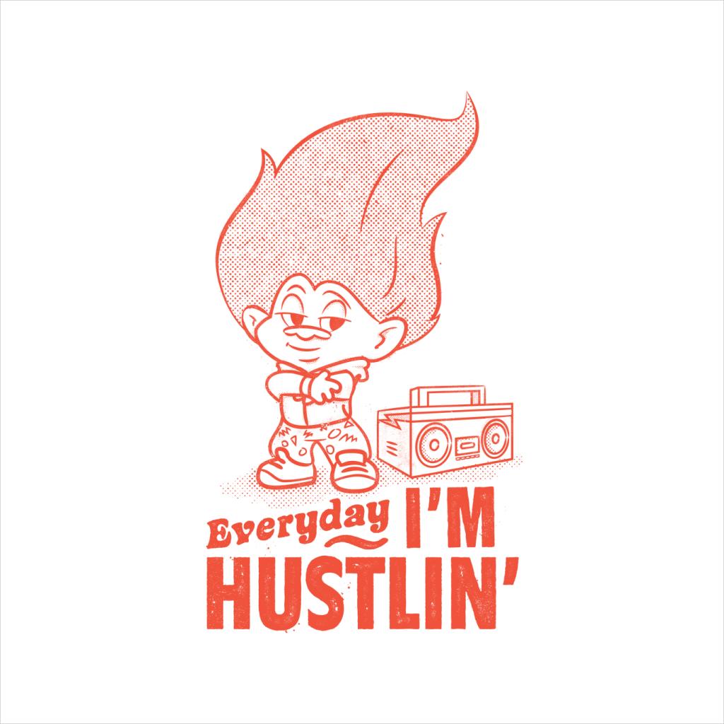 Trolls Everyday Im Hustlin Men's Hooded Sweatshirt-ALL + EVERY