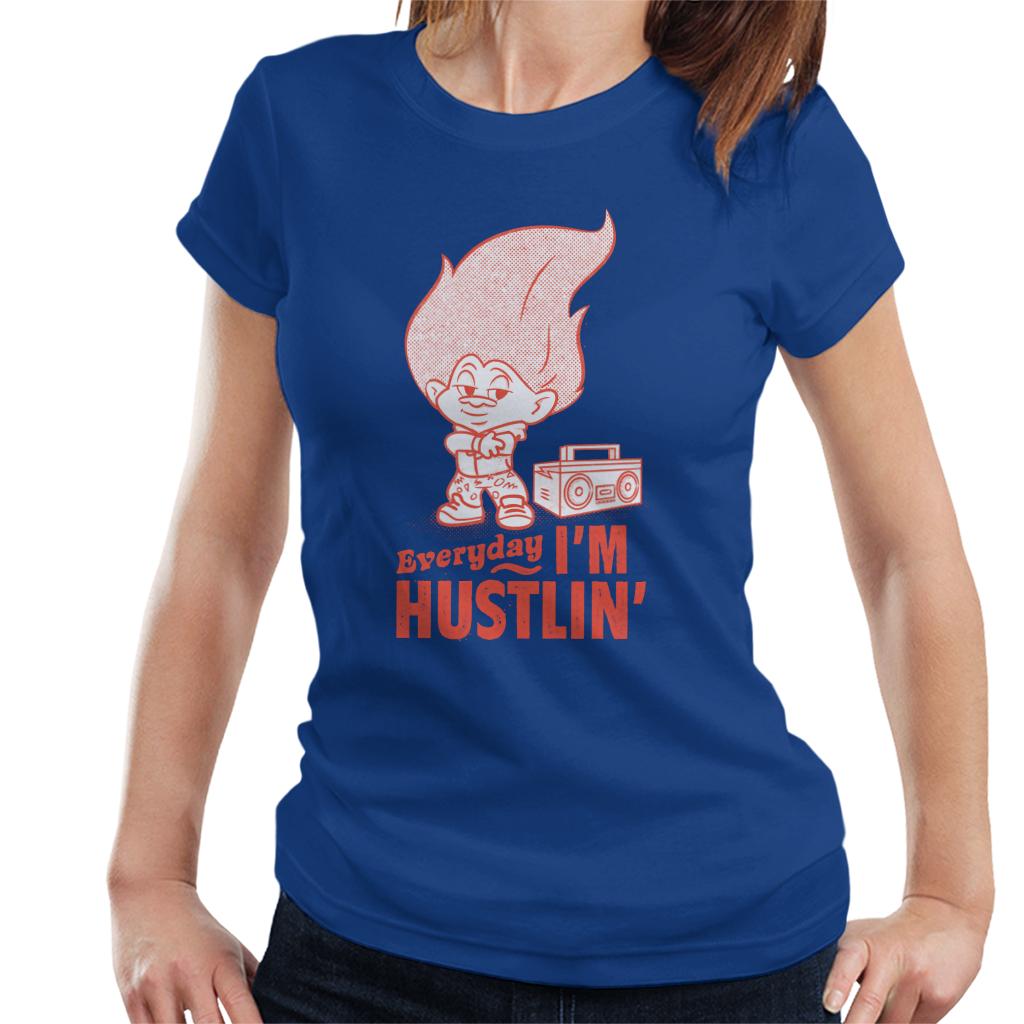 Trolls Everyday Im Hustlin Women's T-Shirt-ALL + EVERY