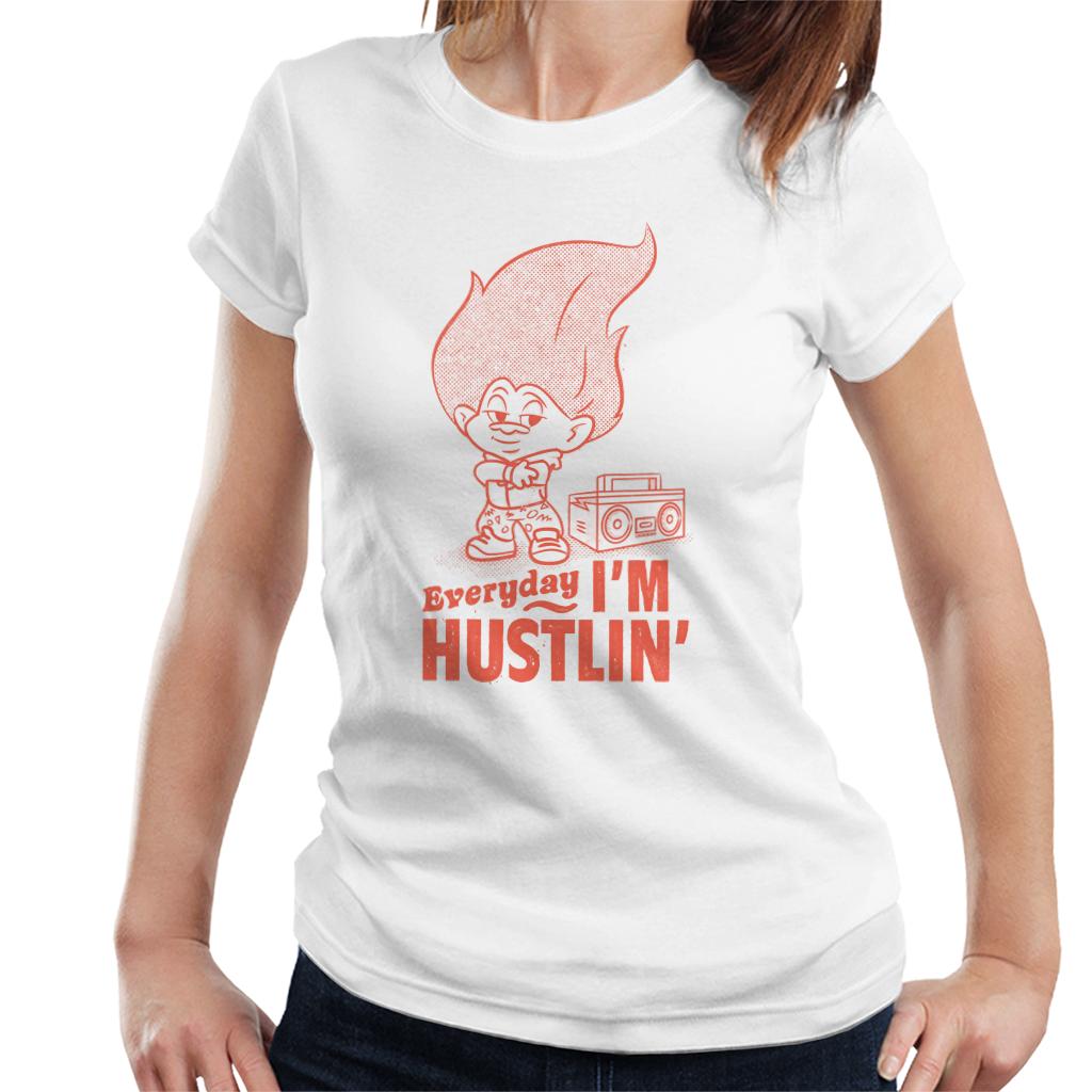 Trolls Everyday Im Hustlin Women's T-Shirt-ALL + EVERY