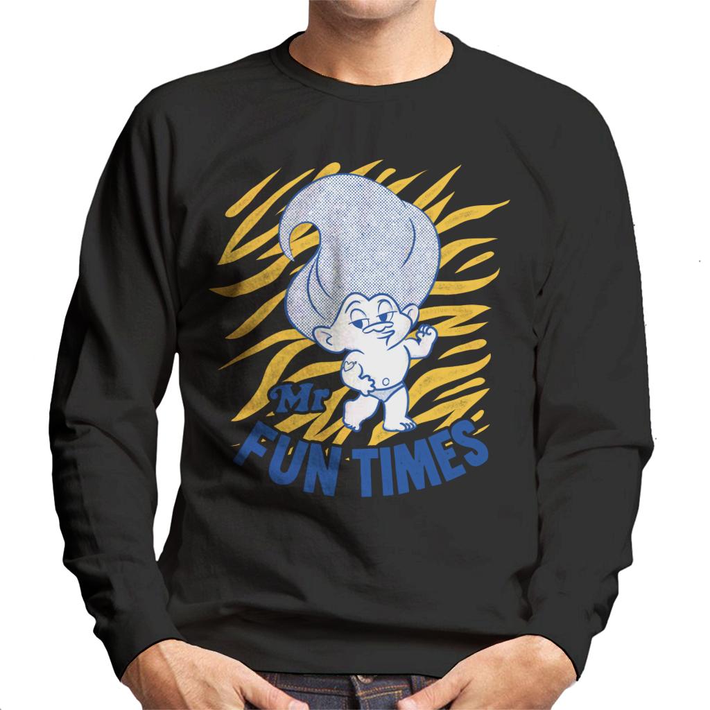 Trolls Mr Fun Times Men's Sweatshirt-ALL + EVERY