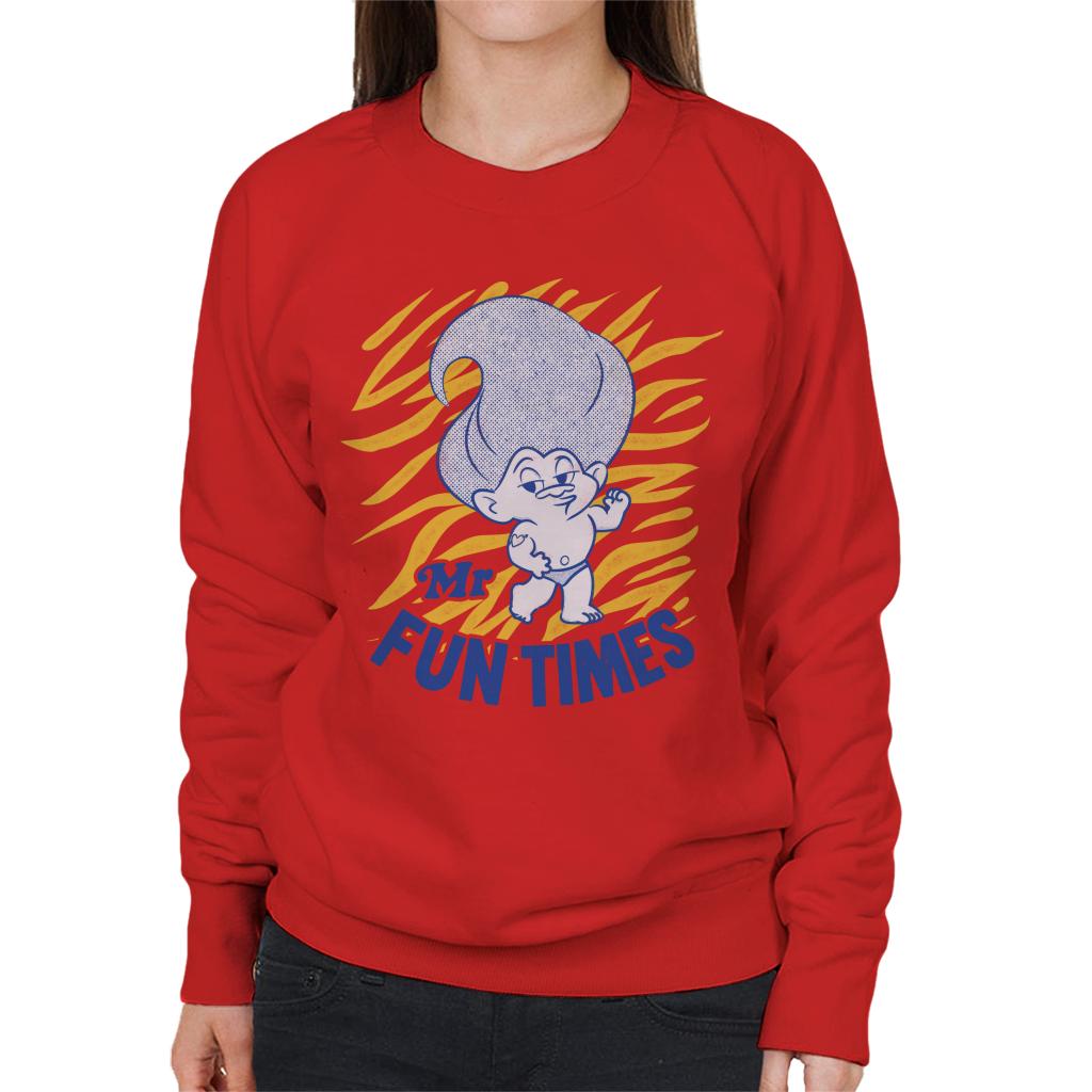 Trolls Mr Fun Times Women's Sweatshirt-ALL + EVERY