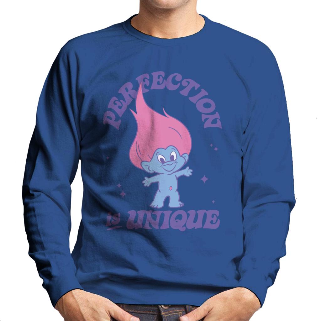 Trolls Perfection Is Unique Men's Sweatshirt-ALL + EVERY