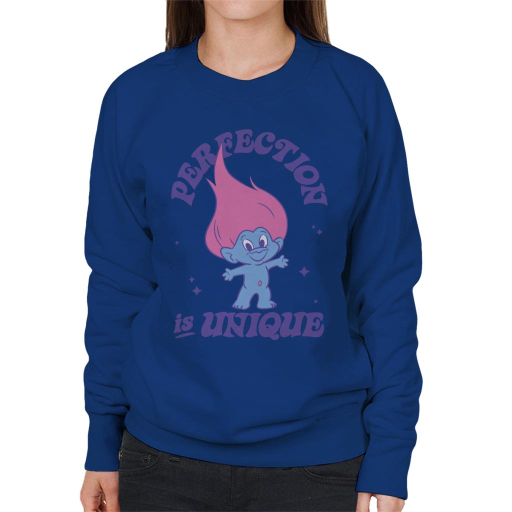 Trolls Perfection Is Unique Women's Sweatshirt-ALL + EVERY