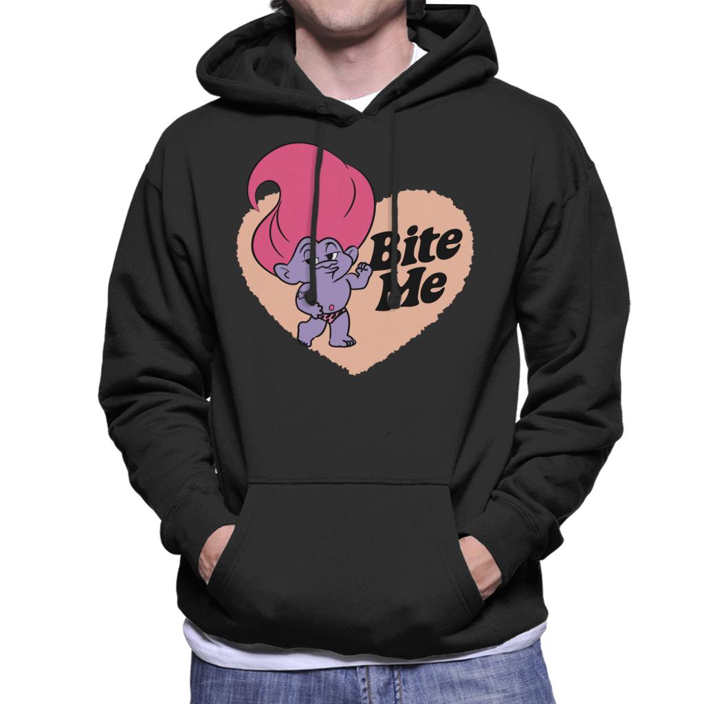 Trolls Loveheart Bite Me Men's Hooded Sweatshirt-ALL + EVERY