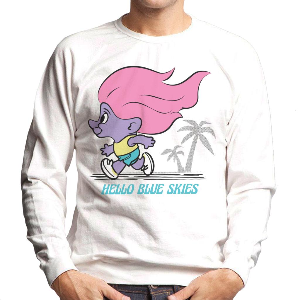 Trolls Hello Blue Skies Men's Sweatshirt-ALL + EVERY