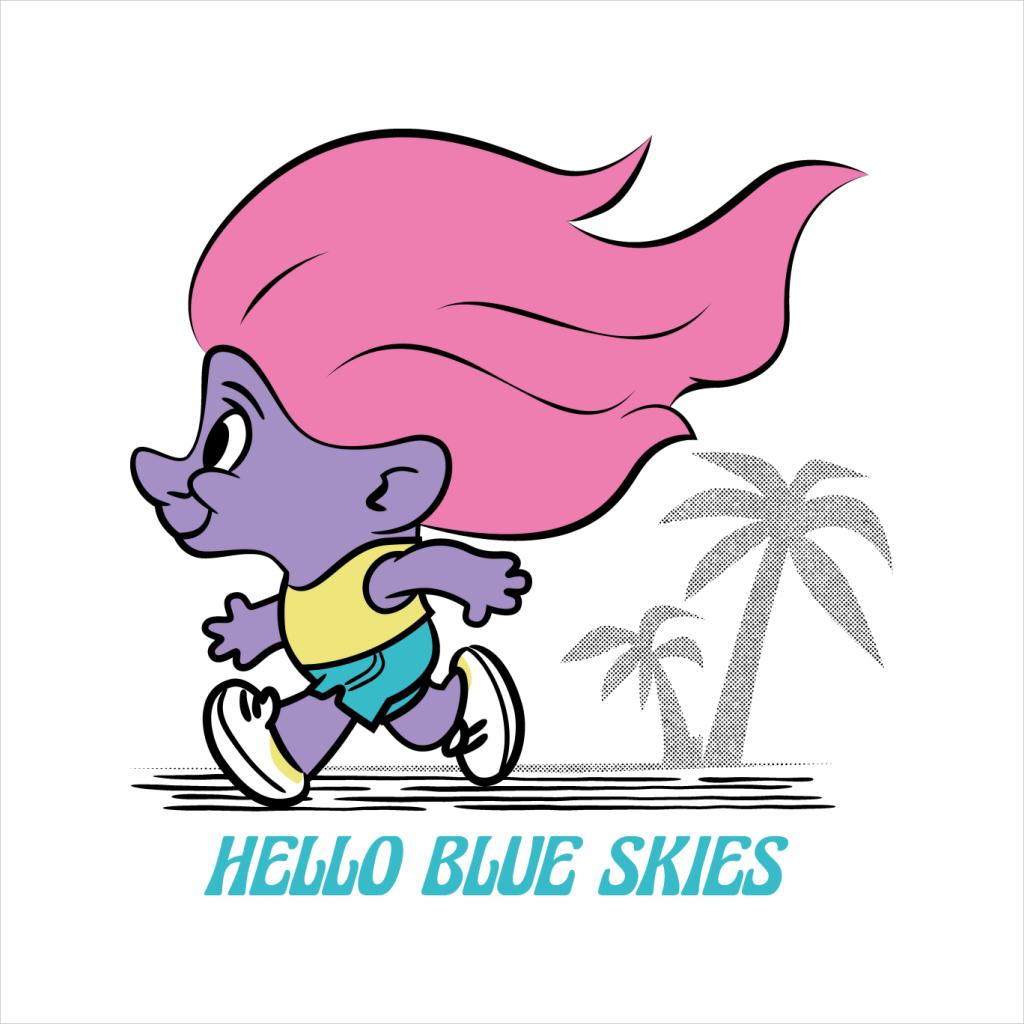 Trolls Hello Blue Skies Men's T-Shirt-ALL + EVERY