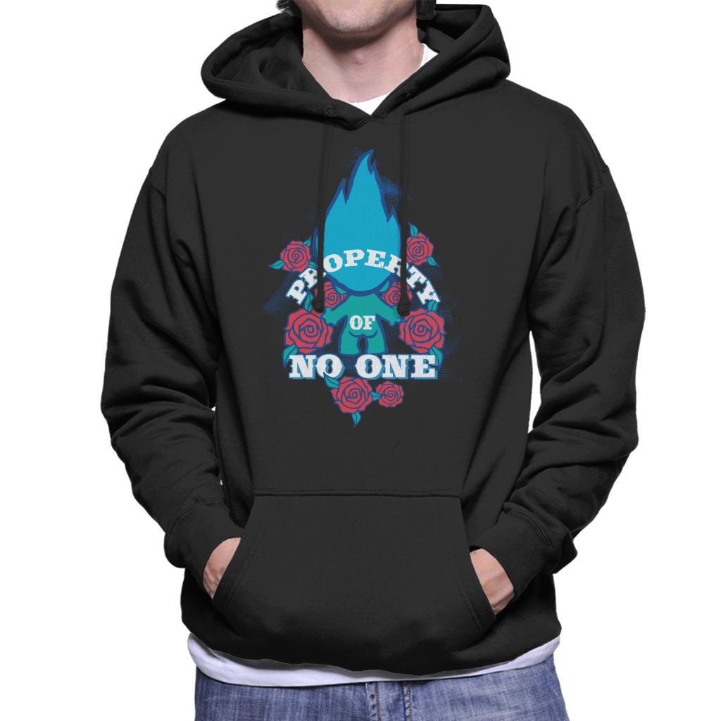 Trolls Roses Property Of No One Men's Hooded Sweatshirt-ALL + EVERY