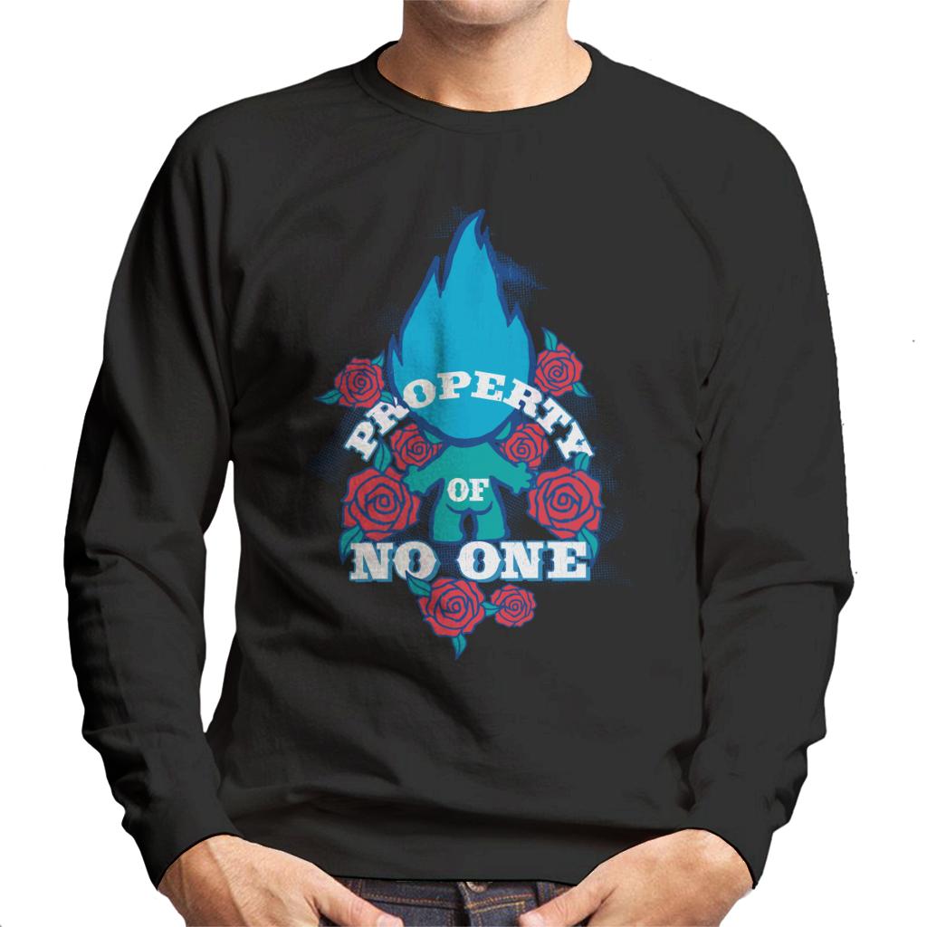 Trolls Roses Property Of No One Men's Sweatshirt-ALL + EVERY