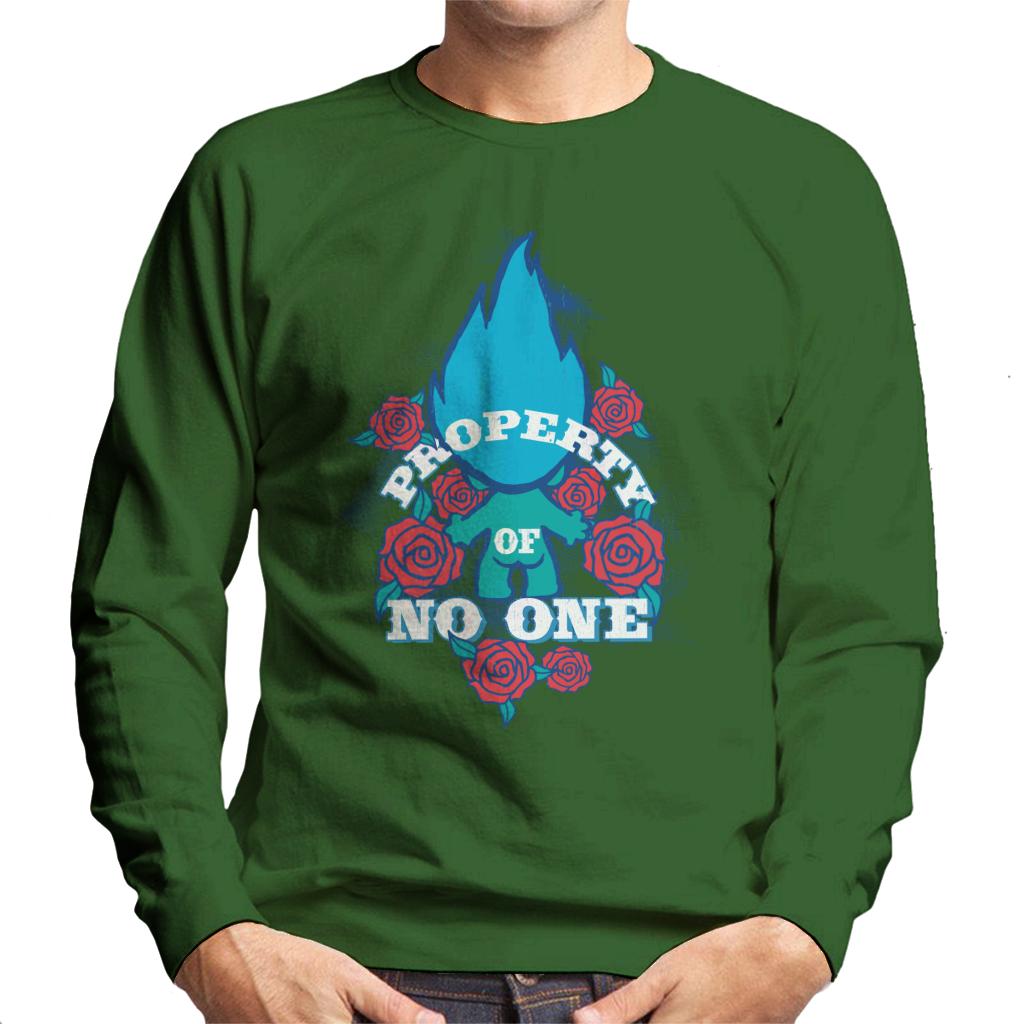 Trolls Roses Property Of No One Men's Sweatshirt-ALL + EVERY