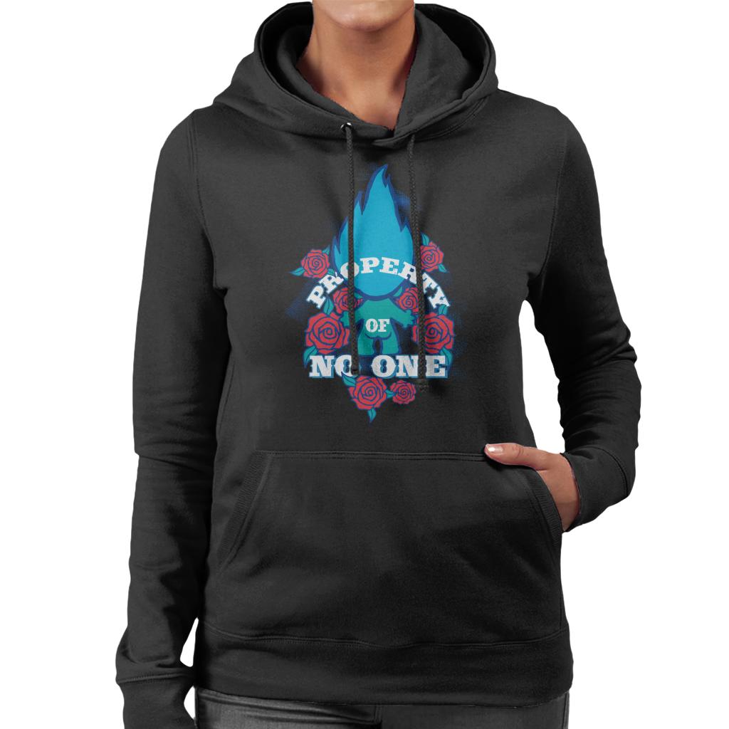 Trolls Roses Property Of No One Women's Hooded Sweatshirt-ALL + EVERY