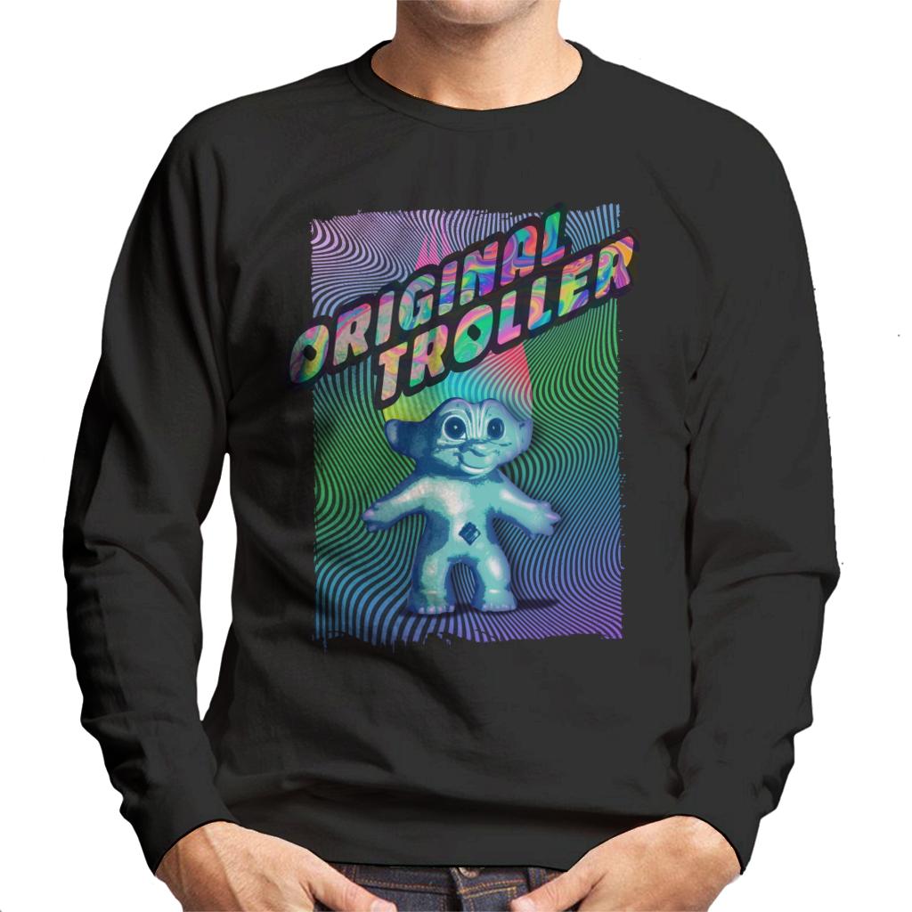 Trolls Psychedelic Wave Original Troller Men's Sweatshirt-ALL + EVERY