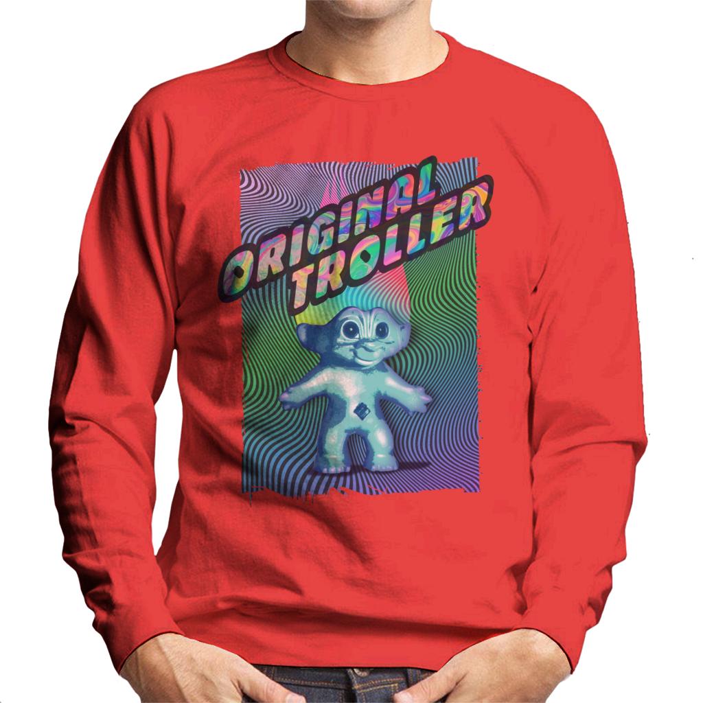 Trolls Psychedelic Wave Original Troller Men's Sweatshirt-ALL + EVERY