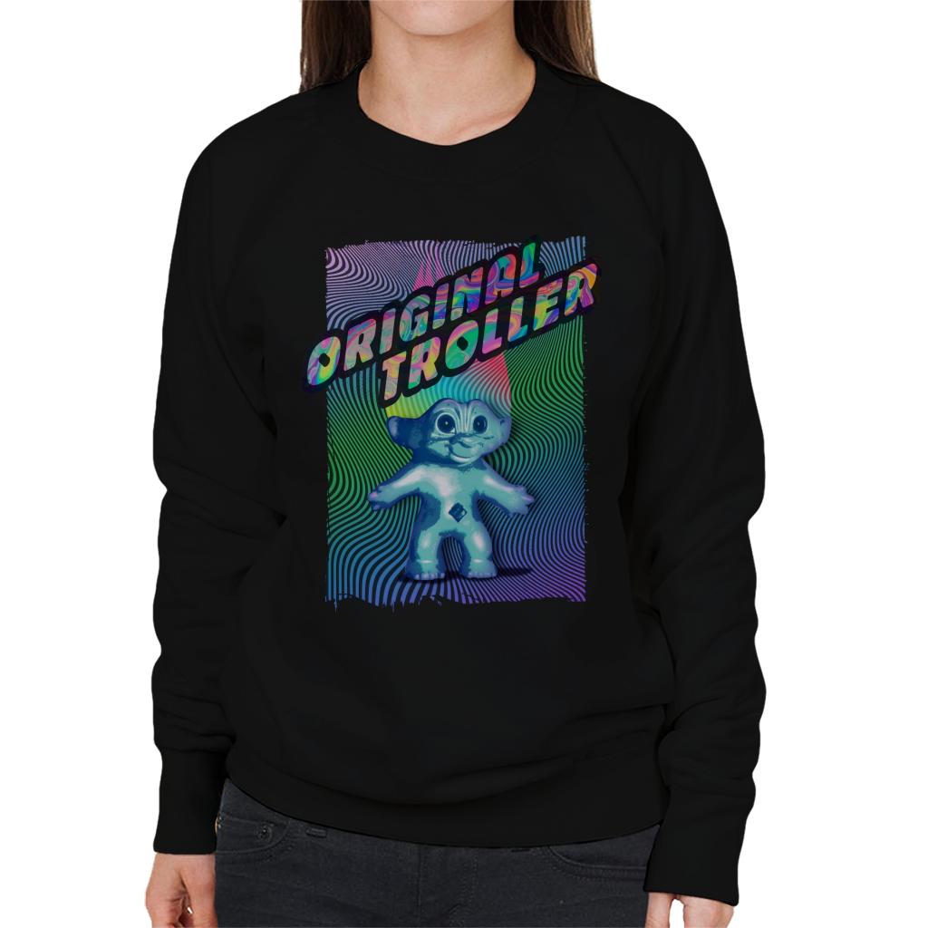 Trolls Psychedelic Wave Original Troller Women's Sweatshirt-ALL + EVERY