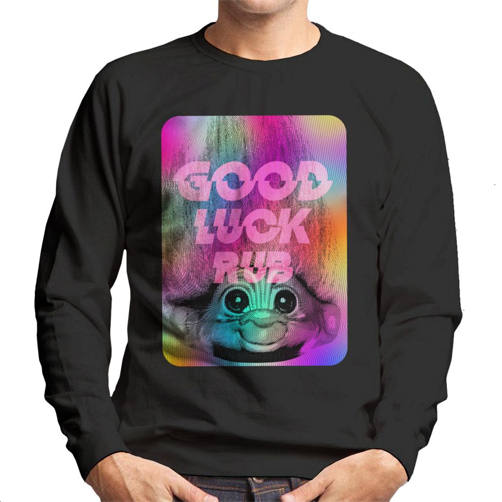 Trolls Good Luck Rub Men's Sweatshirt-ALL + EVERY