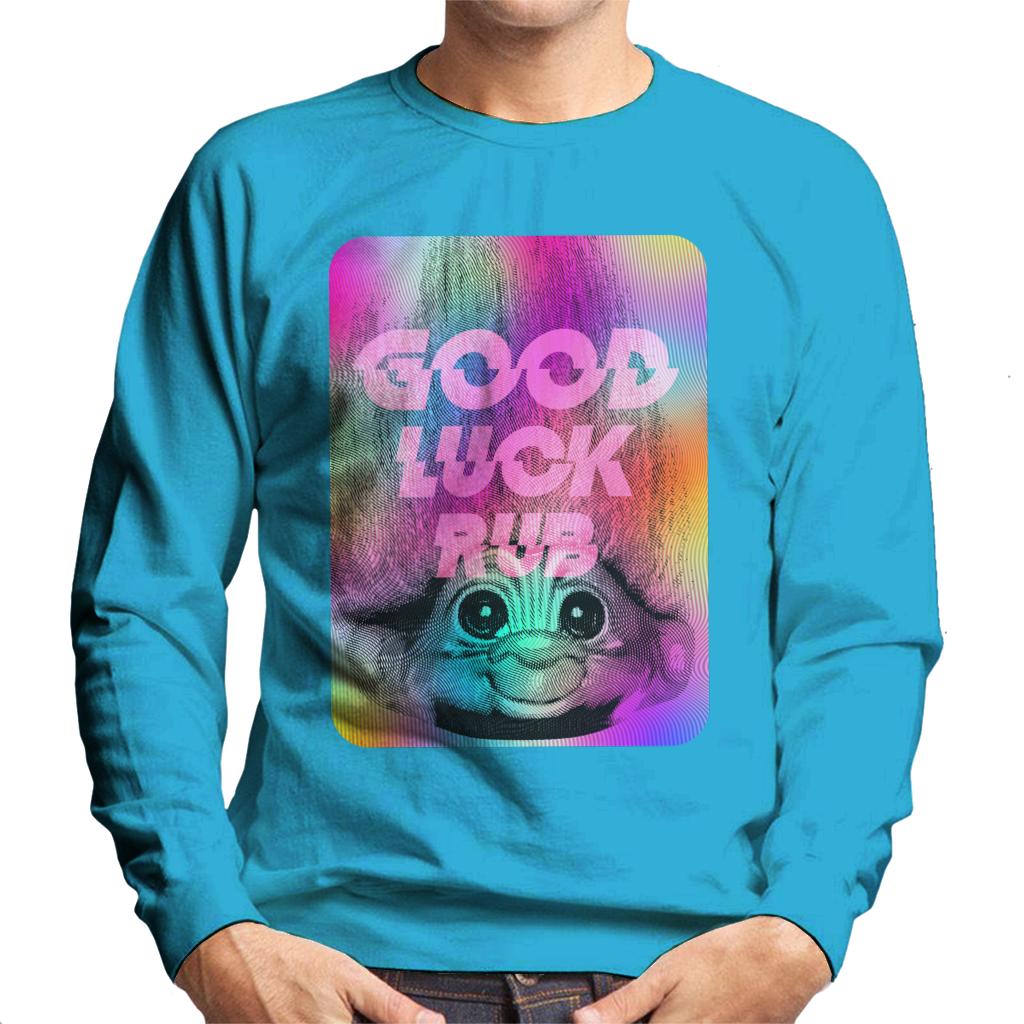 Trolls Good Luck Rub Men's Sweatshirt-ALL + EVERY