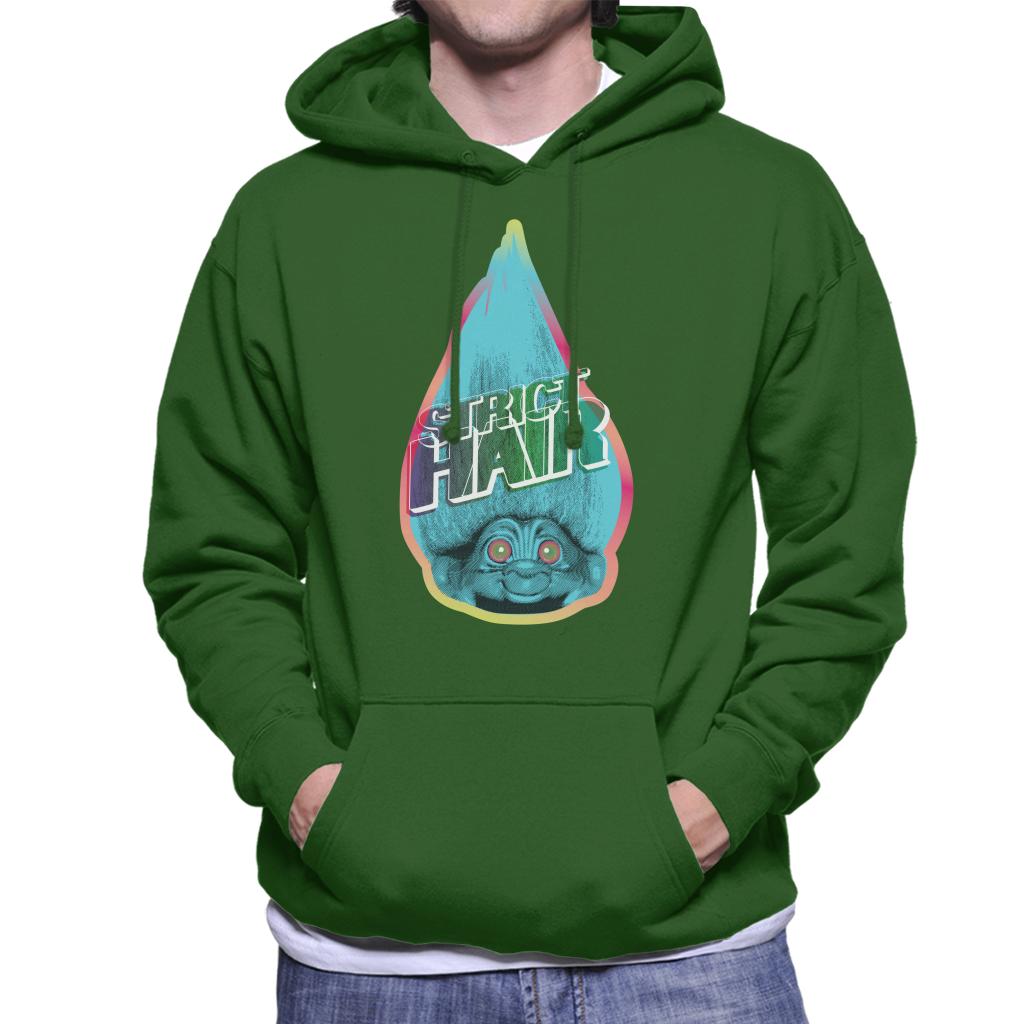 Trolls Strict Hair Men's Hooded Sweatshirt-ALL + EVERY