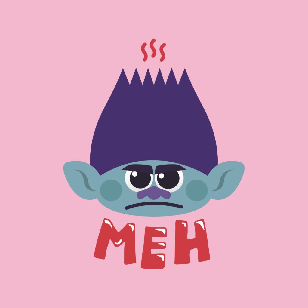 Trolls Branch Meh Women's Hooded Sweatshirt-ALL + EVERY