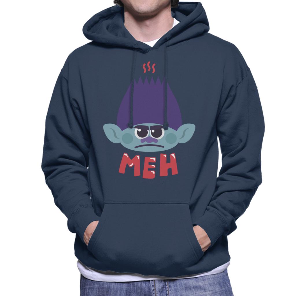 Trolls Branch Meh Men's Hooded Sweatshirt-ALL + EVERY