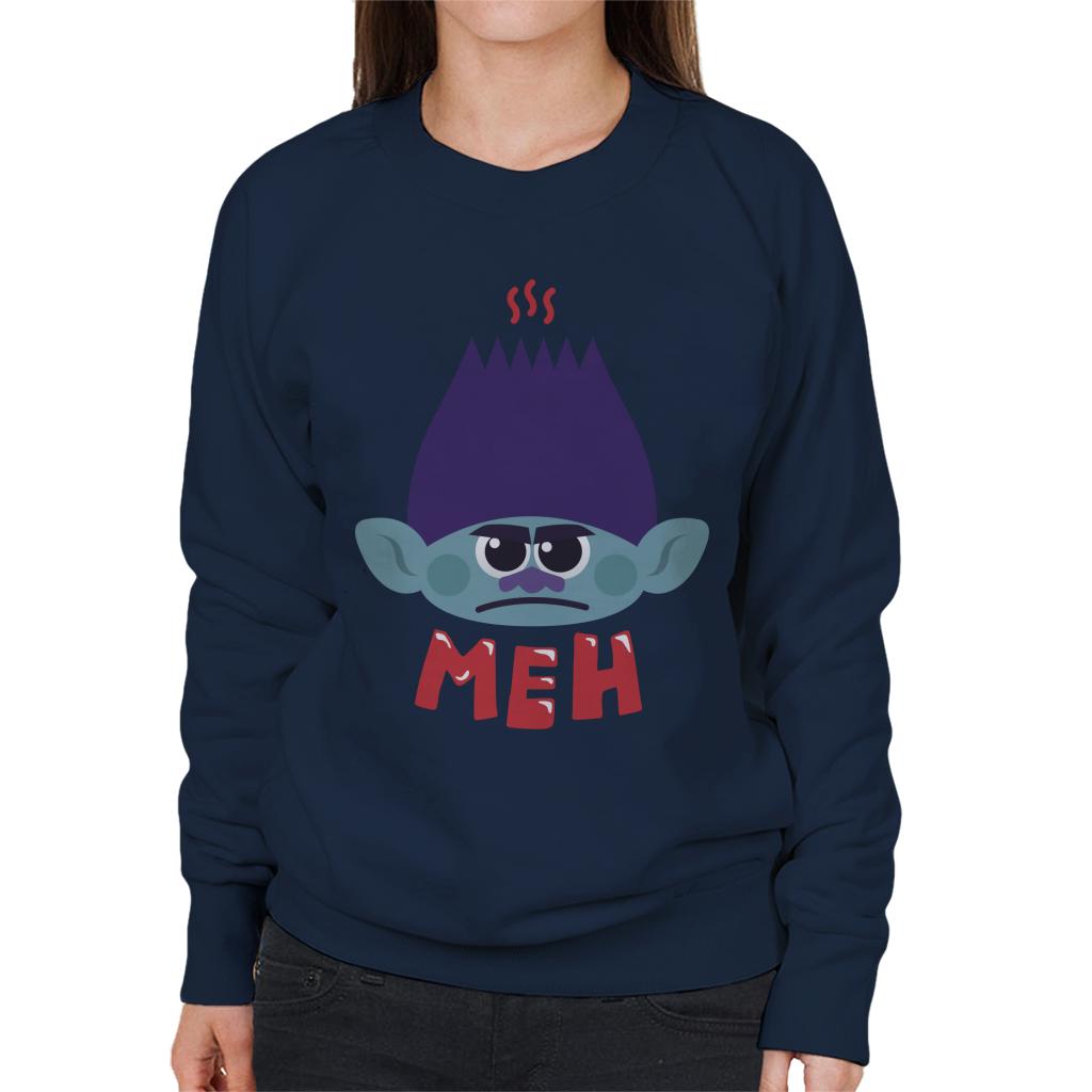 Trolls Branch Meh Women's Sweatshirt-ALL + EVERY