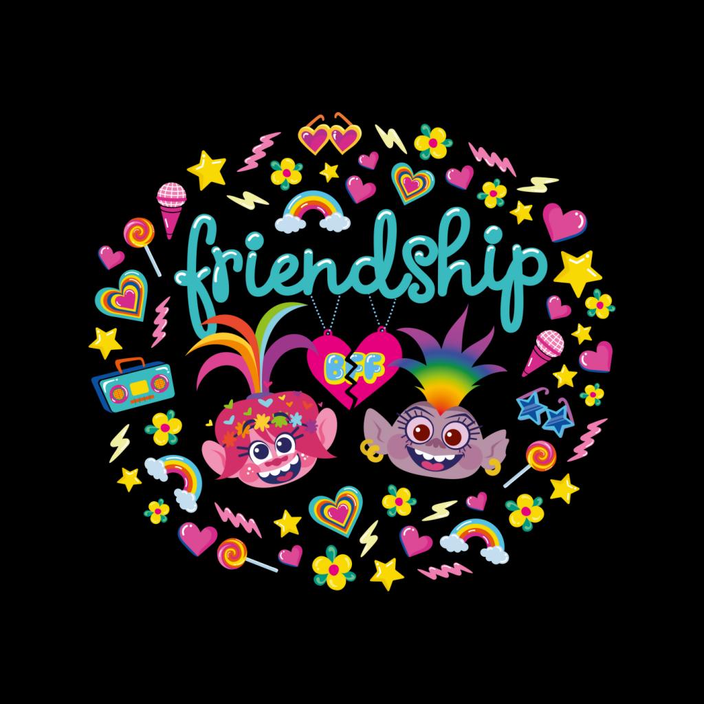 Trolls Poppy And Queen Barb Friendship Men's T-Shirt-ALL + EVERY