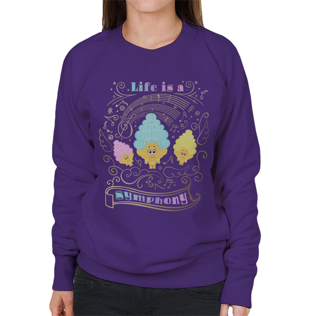 Trolls Classical Trolls Life Is A Symphony Women's Sweatshirt-ALL + EVERY