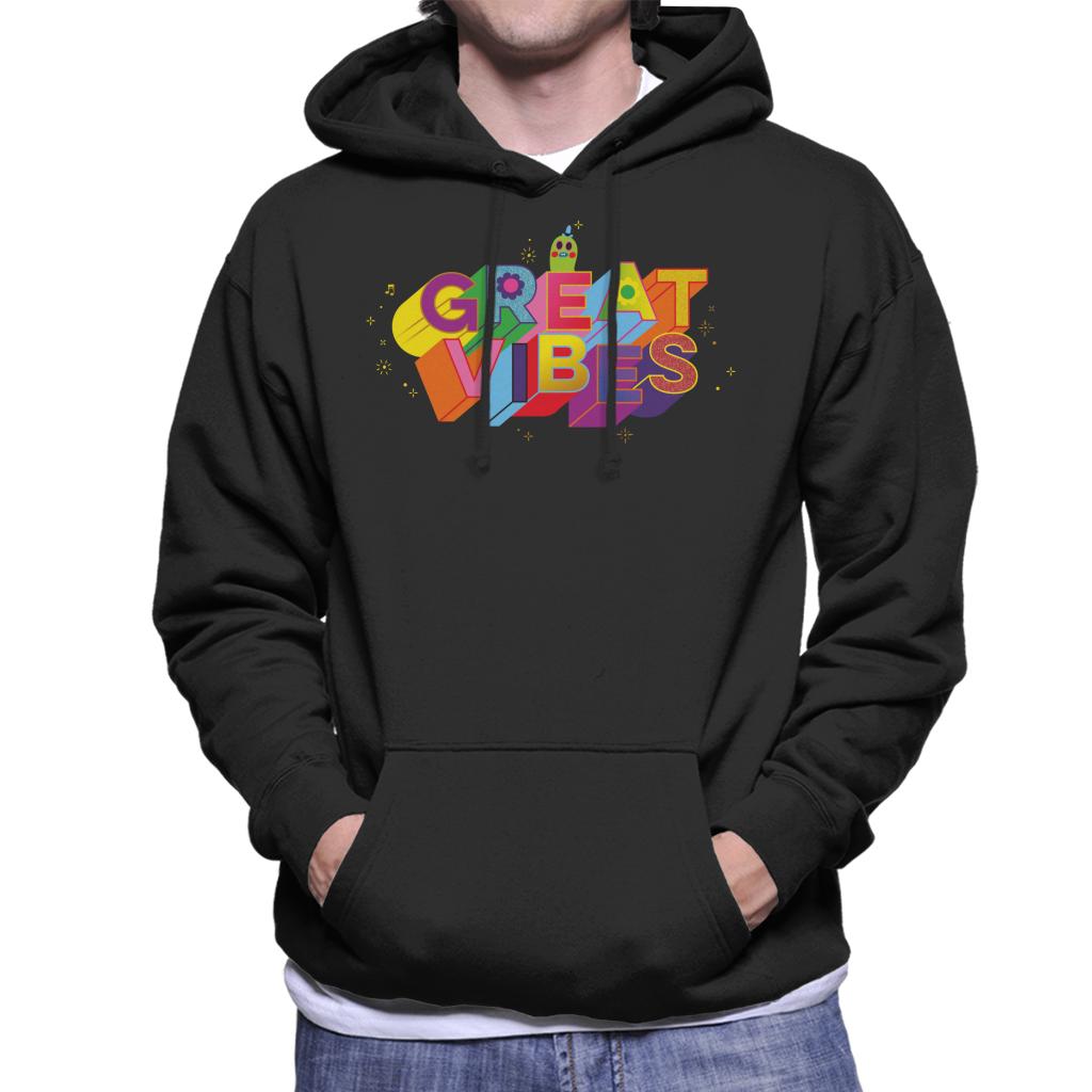 Trolls Mr Dinkles Great Vibes Men's Hooded Sweatshirt-ALL + EVERY