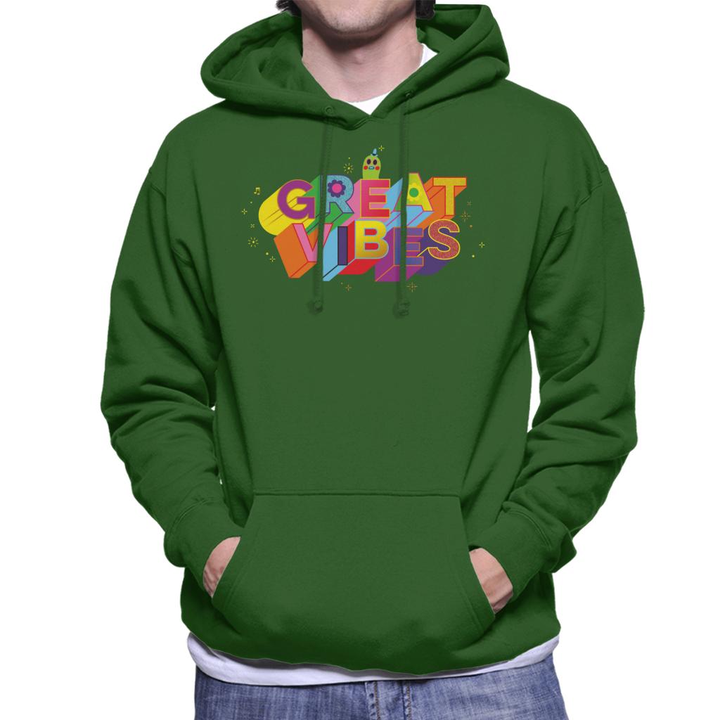 Trolls Mr Dinkles Great Vibes Men's Hooded Sweatshirt-ALL + EVERY