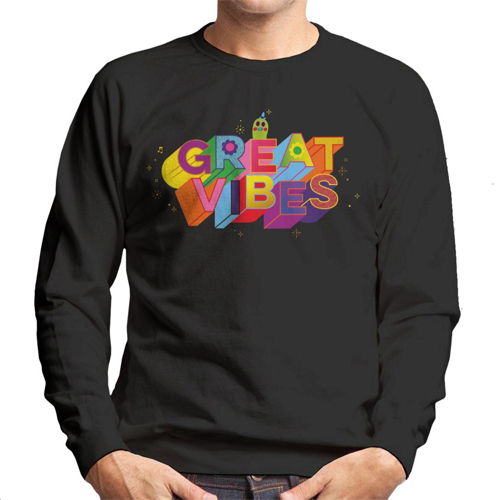 Trolls Mr Dinkles Great Vibes Men's Sweatshirt-ALL + EVERY