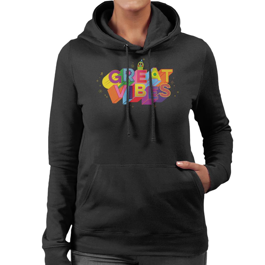 Trolls Mr Dinkles Great Vibes Women's Hooded Sweatshirt-ALL + EVERY