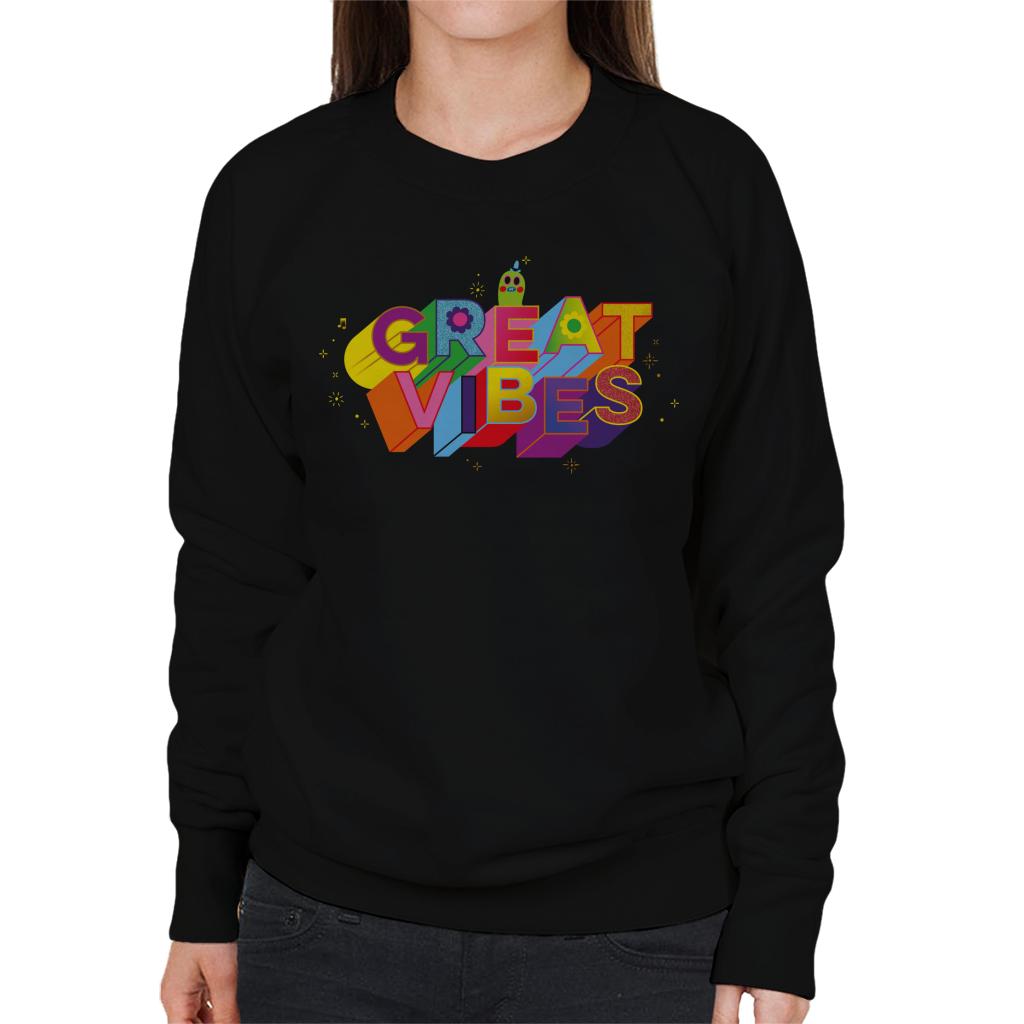 Trolls Mr Dinkles Great Vibes Women's Sweatshirt-ALL + EVERY