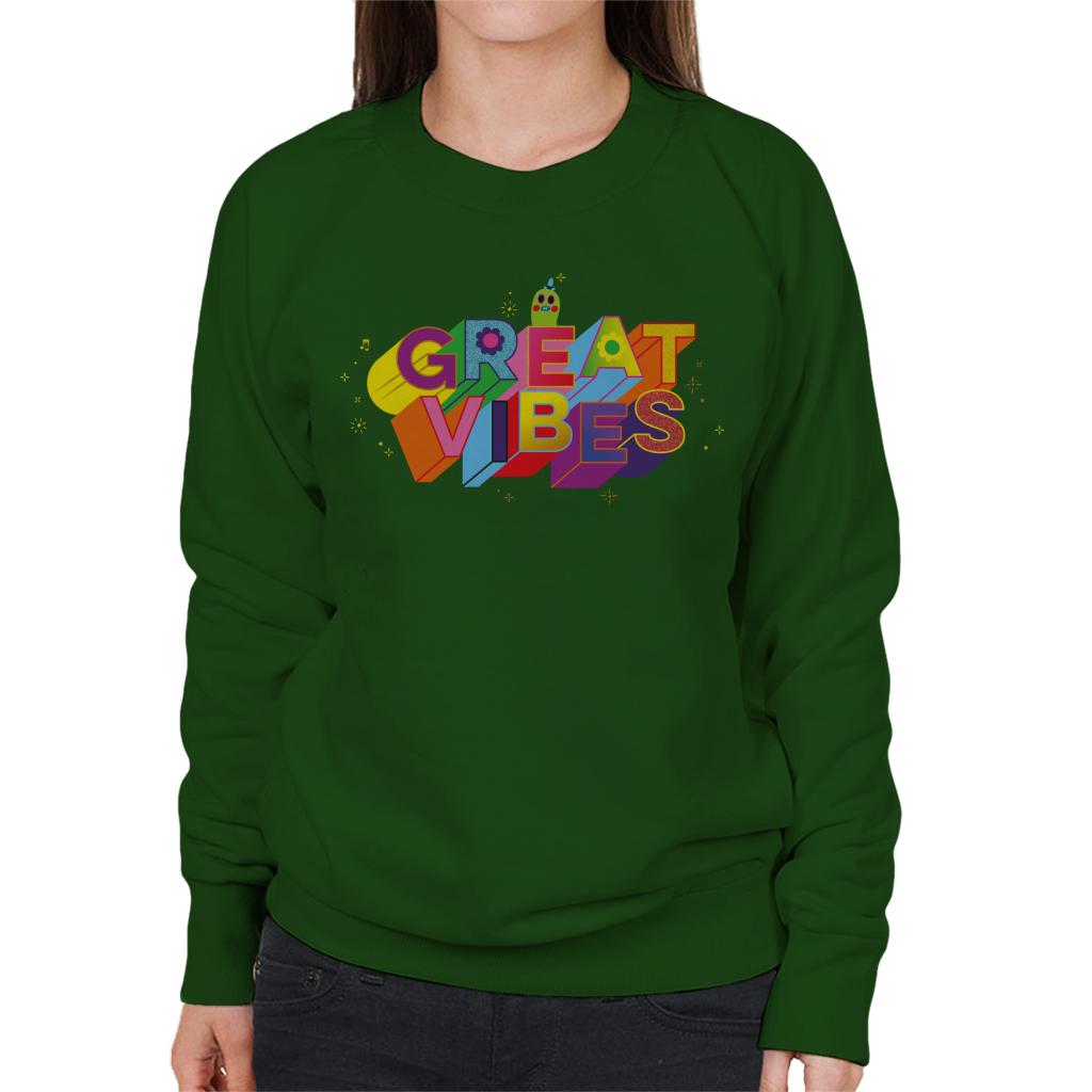 Trolls Mr Dinkles Great Vibes Women's Sweatshirt-ALL + EVERY