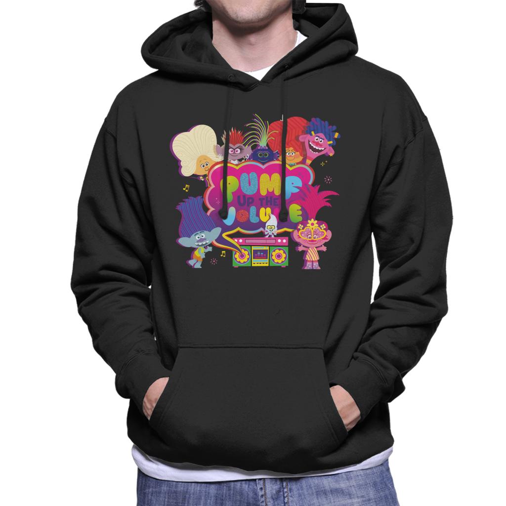 Trolls Pump Up The Volume Men's Hooded Sweatshirt-ALL + EVERY