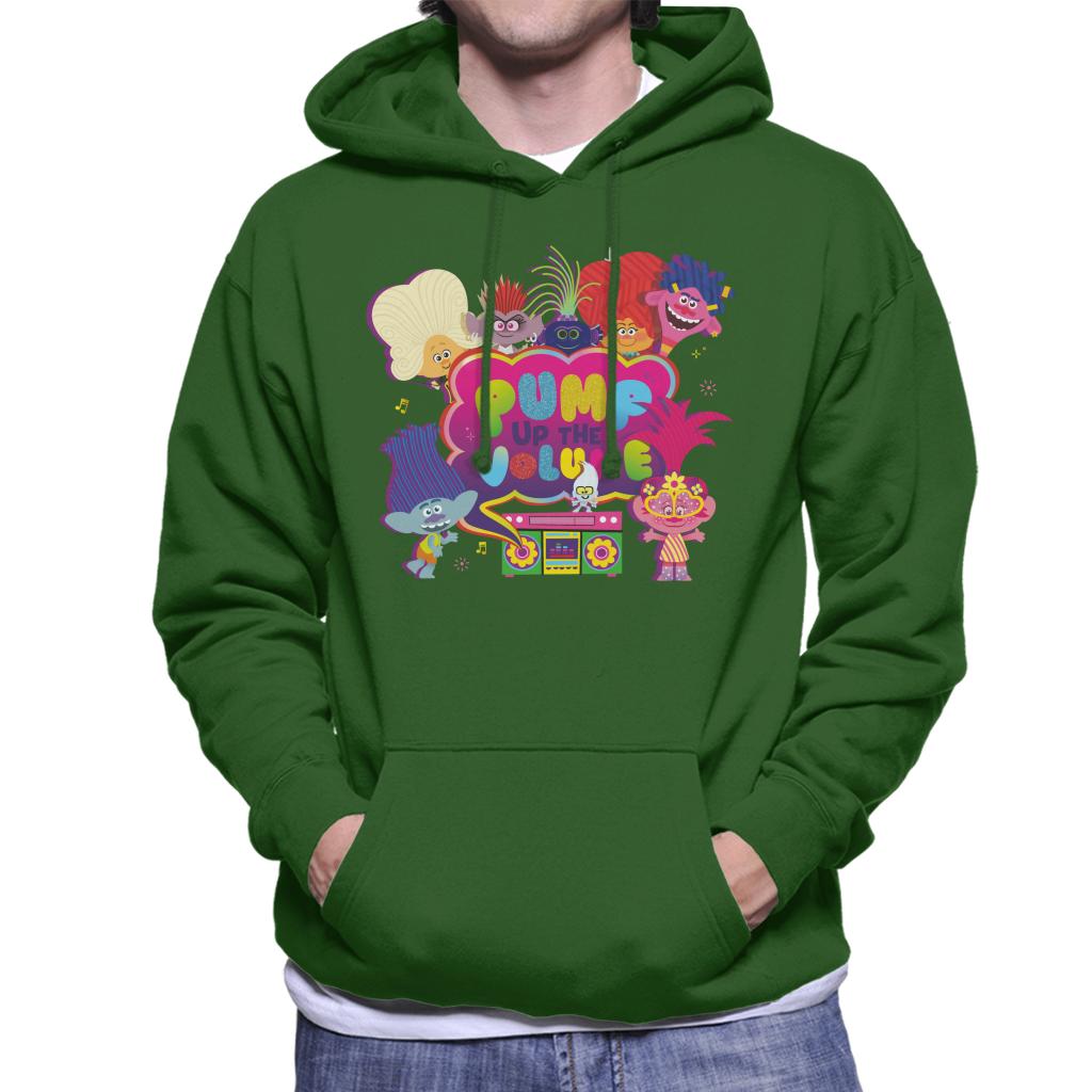 Trolls Pump Up The Volume Men's Hooded Sweatshirt-ALL + EVERY