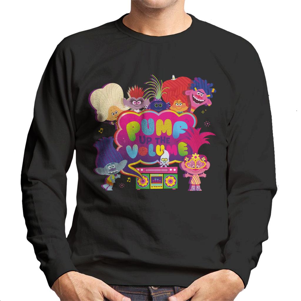 Trolls Pump Up The Volume Men's Sweatshirt-ALL + EVERY