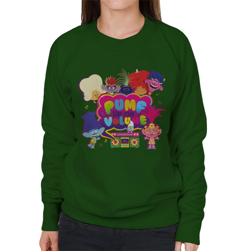 Trolls Pump Up The Volume Women's Sweatshirt-ALL + EVERY