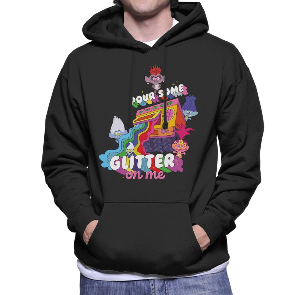 Trolls Pour Some Glitter On Me Men's Hooded Sweatshirt-ALL + EVERY