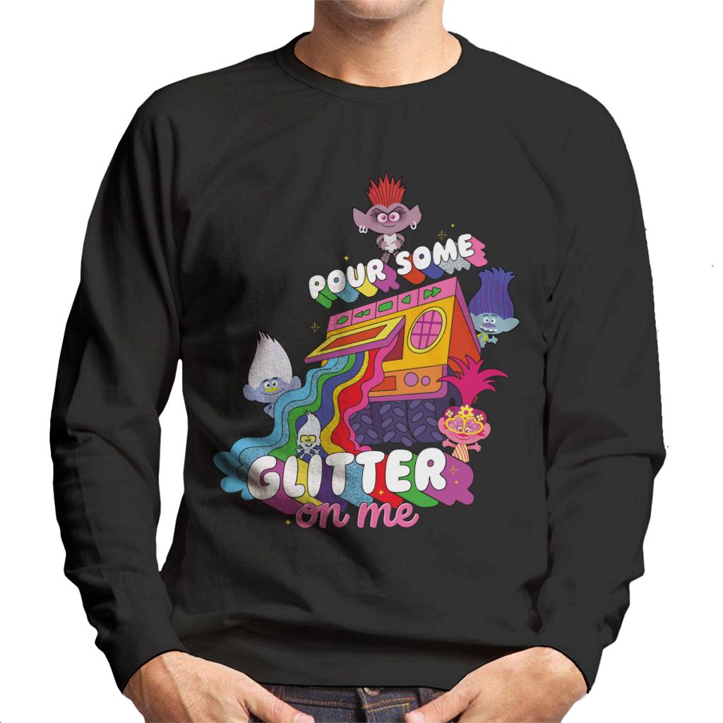 Trolls Pour Some Glitter On Me Men's Sweatshirt-ALL + EVERY