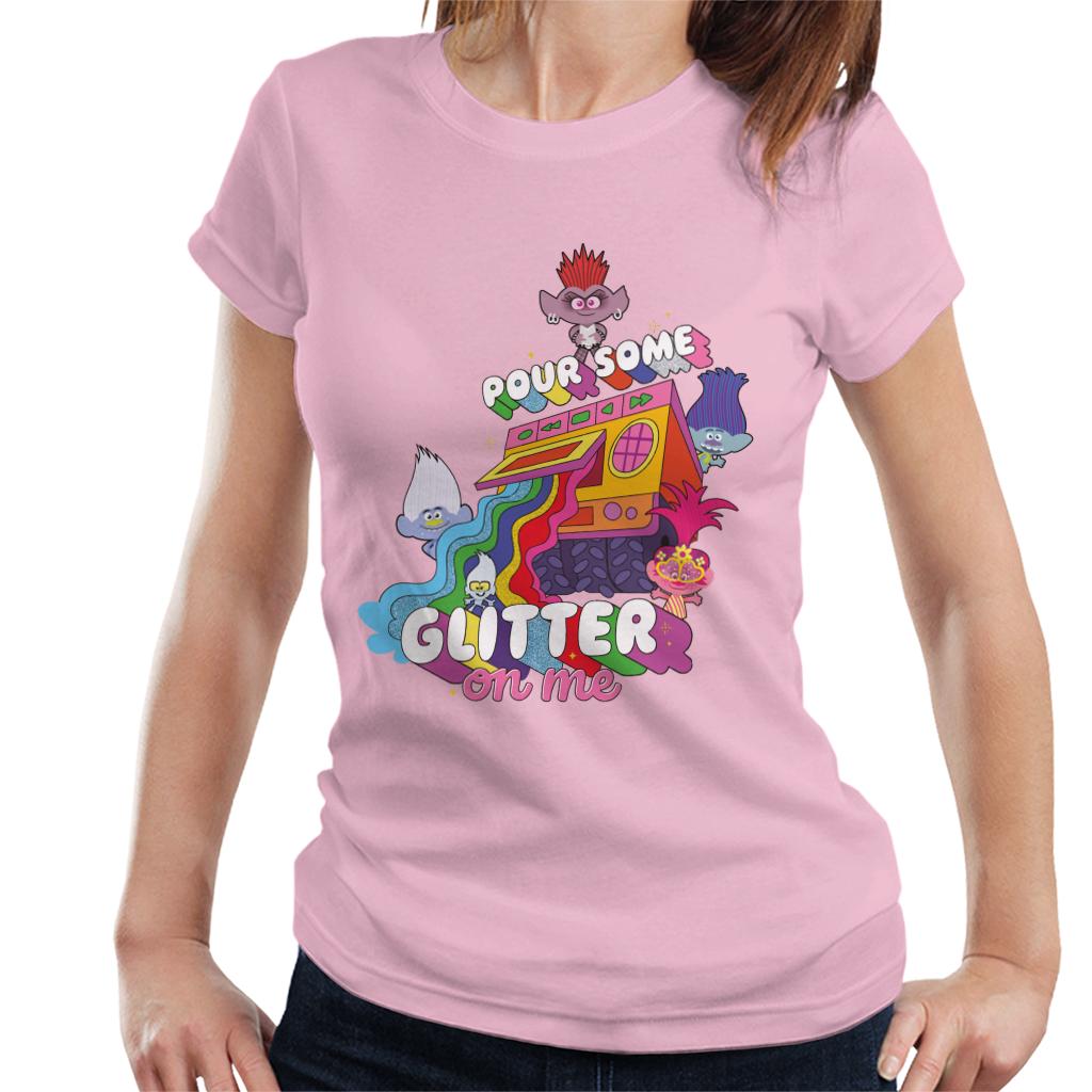 Trolls Pour Some Glitter On Me Women's T-Shirt-ALL + EVERY